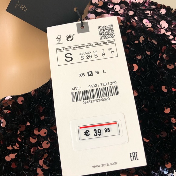 NWT Zara sequin bomber jacket - Picture 4 of 4